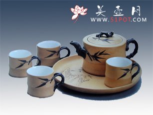 紫砂壶图片：竹段 - 美壶网