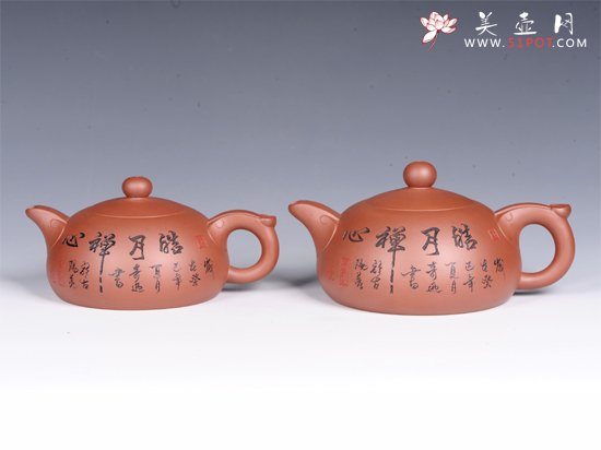 紫砂壶图片：半月如意 - 美壶网