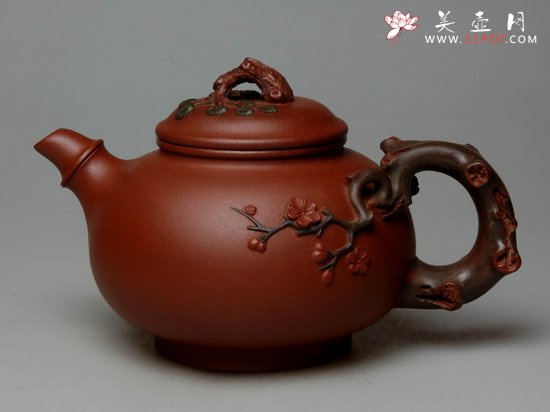 紫砂壶图片：鼓腹三友  360cc - 美壶网