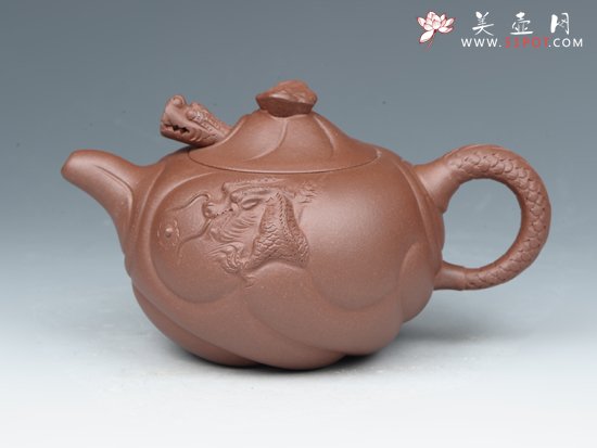 紫砂壶图片：鱼化龙 - 美壶网