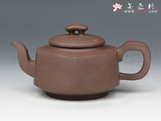 紫砂壶图片：六方梁新桥 - 美壶网