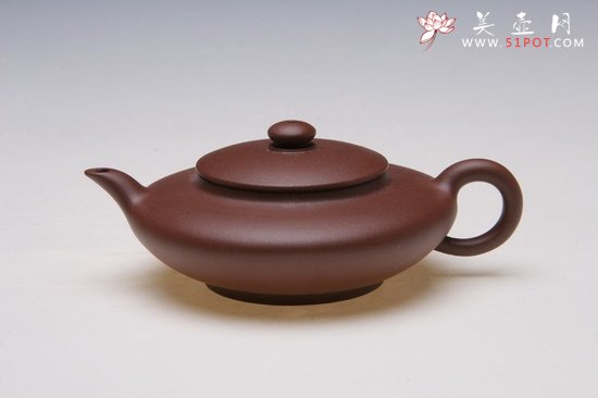 紫砂壶图片：虚扁 - 美壶网