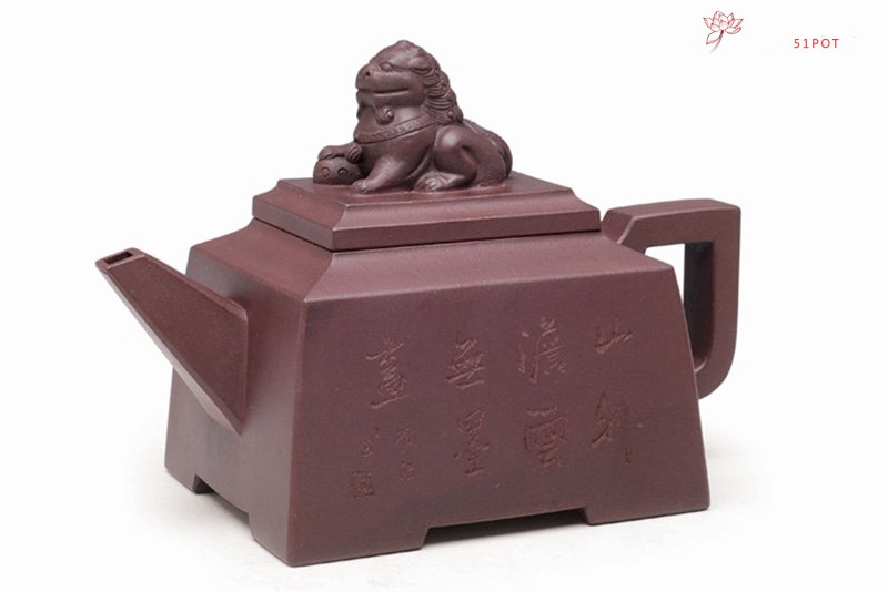 紫砂壶图片：座狮 - 美壶网