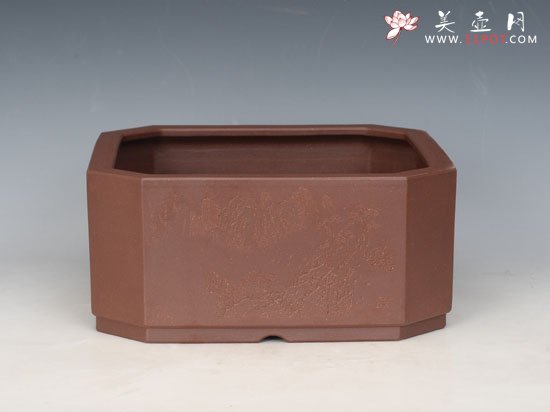 紫砂壶图片：八方水洗（全手工） - 美壶网