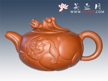 紫砂壶图片：鱼化龙 - 美壶网