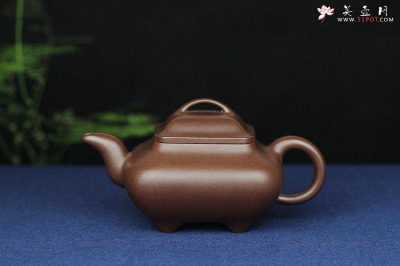 紫砂壶图片：牛盖传炉 - 美壶网