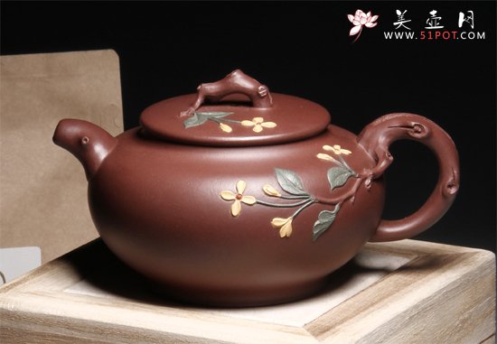 紫砂壶图片：玉桂飘香 - 美壶网