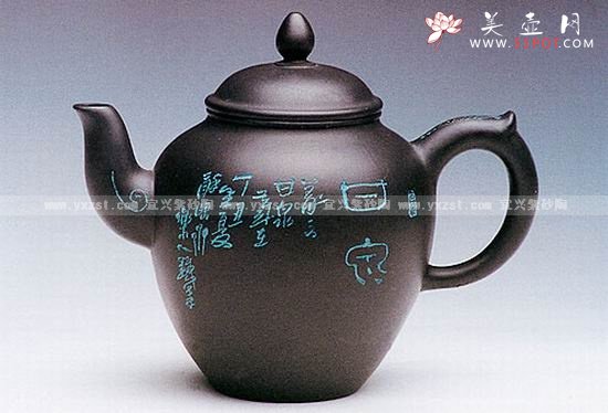 紫砂壶图片：笠泉壶 - 美壶网