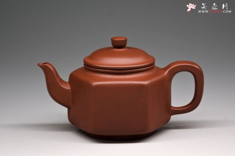 紫砂壶图片：六方宝壶 - 美壶网