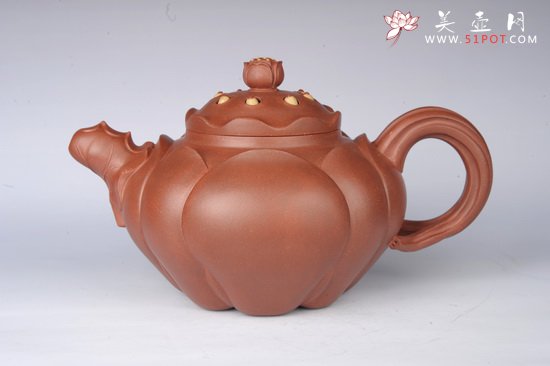 紫砂壶图片：荷花莲子封面 - 美壶网