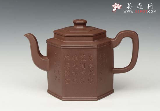 紫砂壶图片：六方壶 - 美壶网
