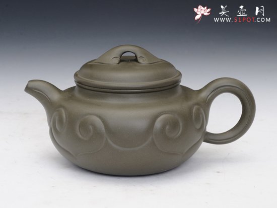 紫砂壶图片：如意仿古 - 美壶网