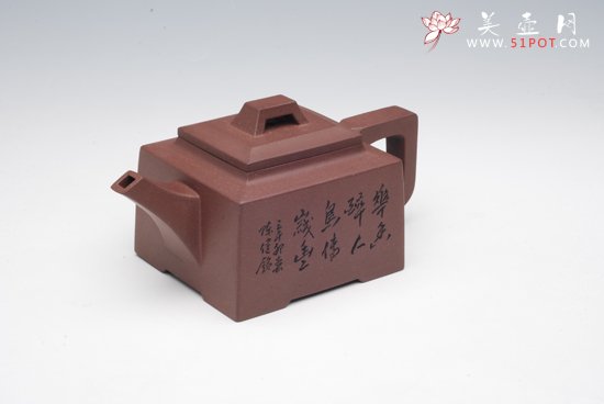 紫砂壶图片：四方桥顶 - 美壶网