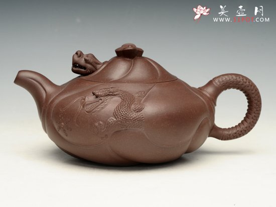 紫砂壶图片：鱼化龙 - 美壶网