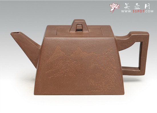 紫砂壶图片：斗方 副本 拷贝 - 美壶网