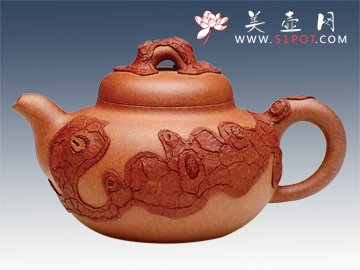 紫砂壶图片：树瘿 - 美壶网