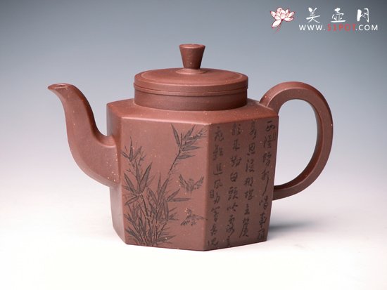 紫砂壶图片：大彬六方 - 美壶网