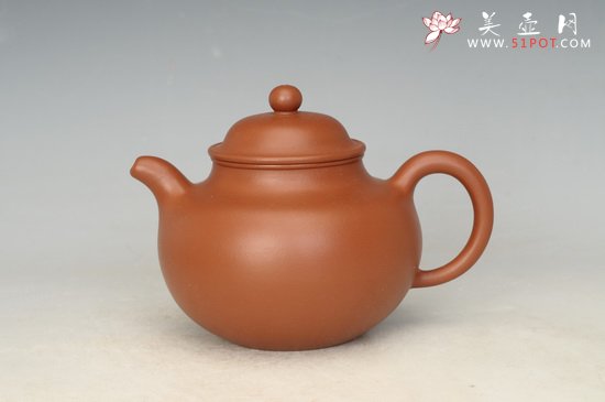 紫砂壶图片：朱泥掇只 - 美壶网