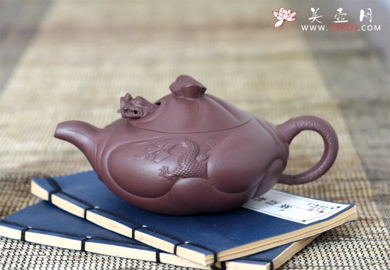 紫砂壶图片：鱼化龙 - 美壶网