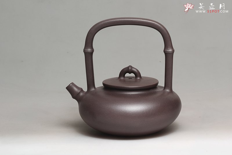 紫砂壶图片：韵竹提梁 - 美壶网