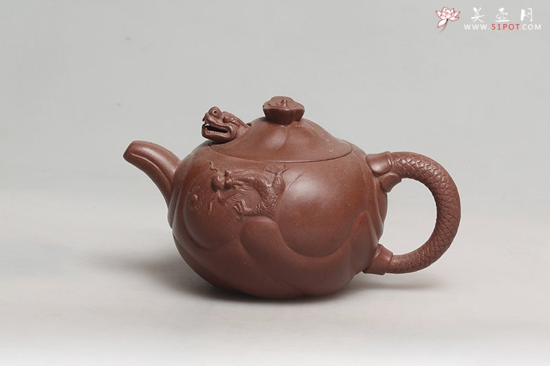 紫砂壶图片：鱼化龙 - 美壶网