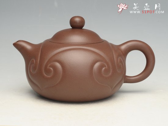 紫砂壶图片：事事如意 容量：400cc - 美壶网