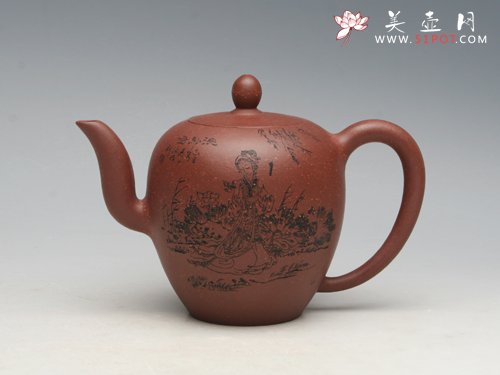 紫砂壶图片：美人肩（全手工） - 美壶网