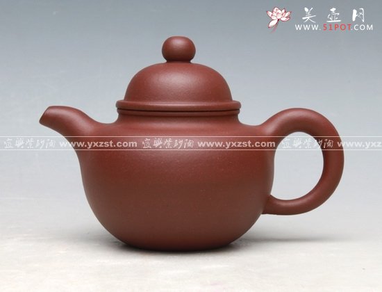 紫砂壶图片：紫泥小掇球 - 美壶网