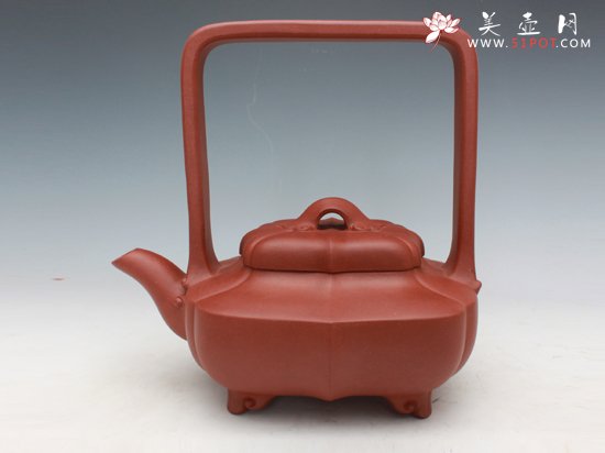 紫砂壶图片：四季如意提梁 - 美壶网