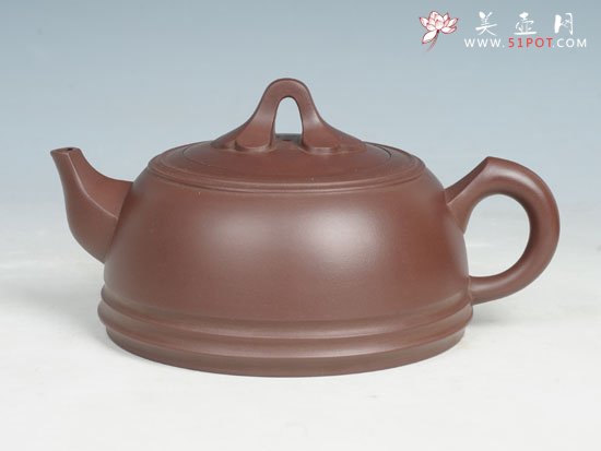 紫砂壶图片：双线如意 - 美壶网