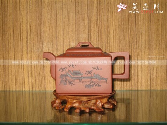 紫砂壶图片：亚明四方壶 - 美壶网