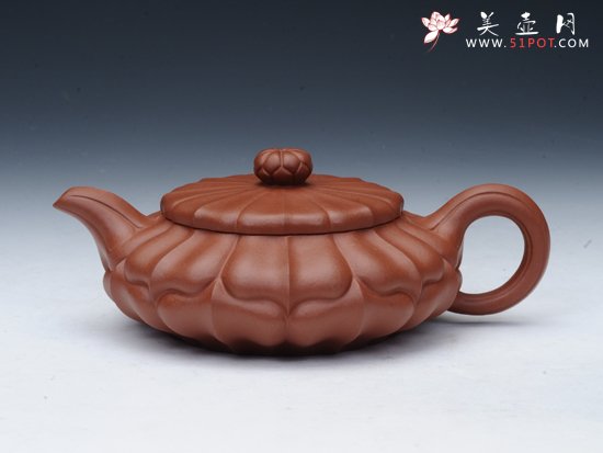 紫砂壶图片：扁合菱 - 美壶网