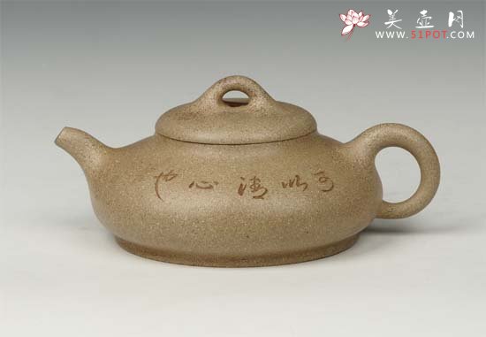 紫砂壶图片：平脚石瓢 - 美壶网