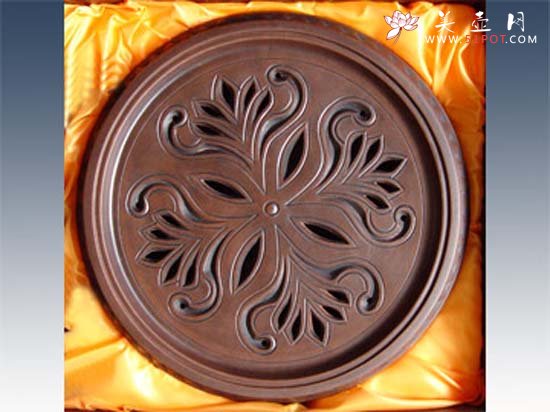 紫砂壶图片：菊花茶海 - 美壶网