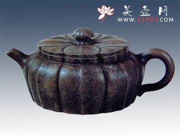 紫砂壶图片：菱花瓣壶 - 美壶网