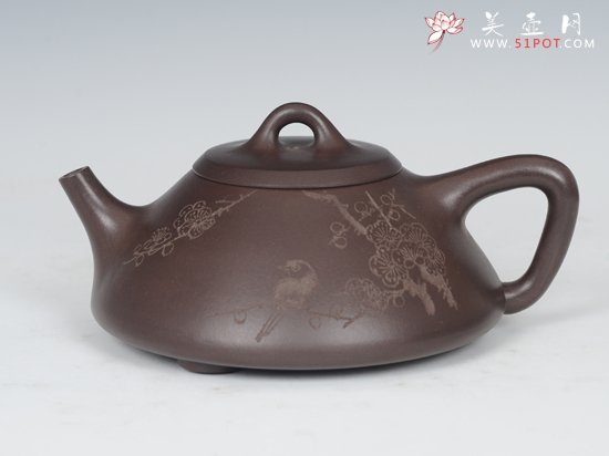 紫砂壶图片：子冶石瓢 - 美壶网