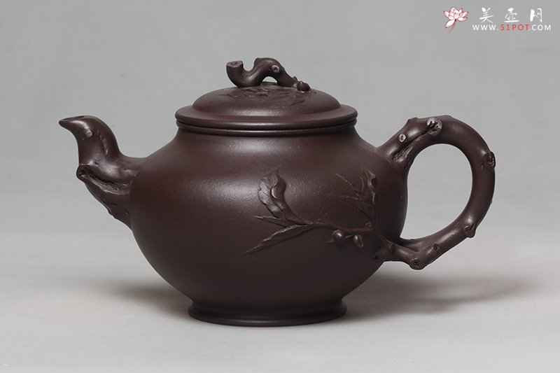 紫砂壶图片：桃报春 - 美壶网