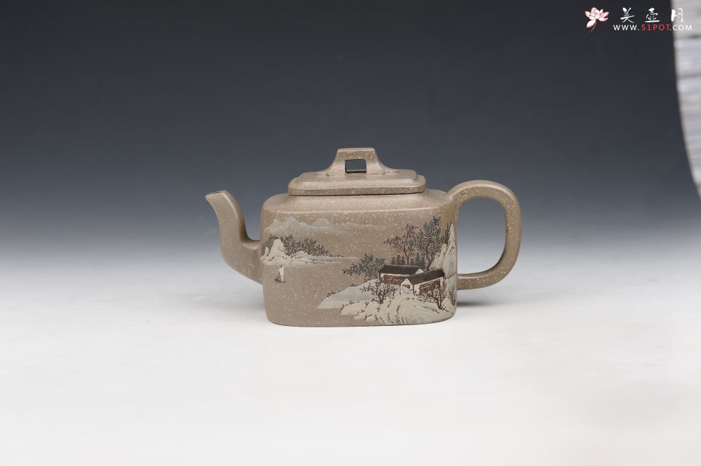 紫砂壶图片：古韵四方 - 美壶网