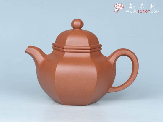 紫砂壶图片：六方掇球 - 美壶网