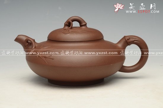 紫砂壶图片：合欢竹12000 - 美壶网