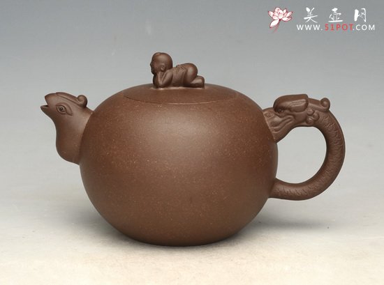 紫砂壶图片：望子成龙（凤） - 美壶网