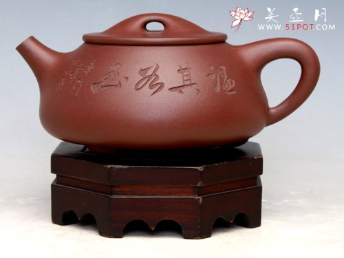 紫砂壶图片：石瓢 3... - 美壶网