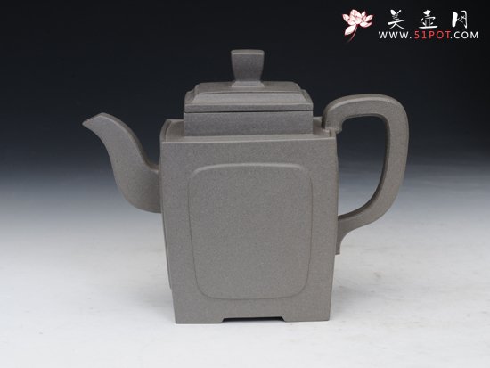 紫砂壶图片：魁四方 - 美壶网