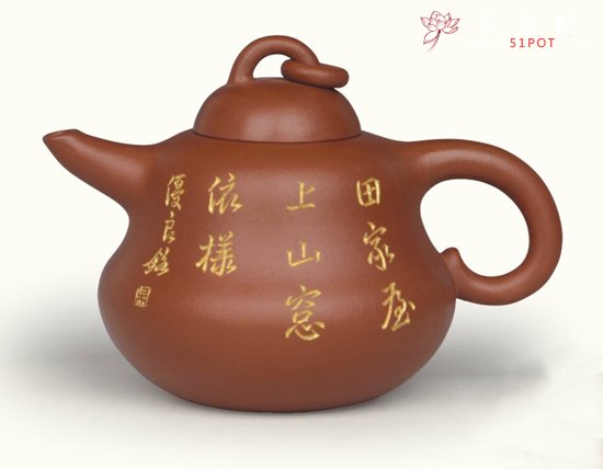 紫砂壶图片：曼生葫芦 容量：2... - 美壶网