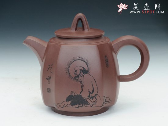 紫砂壶图片：范曾 - 美壶网