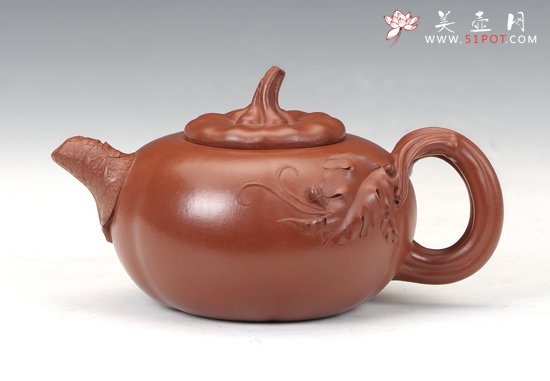 紫砂壶图片：翘南瓜 - 美壶网