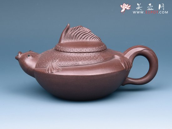 紫砂壶图片：年年有余 - 美壶网