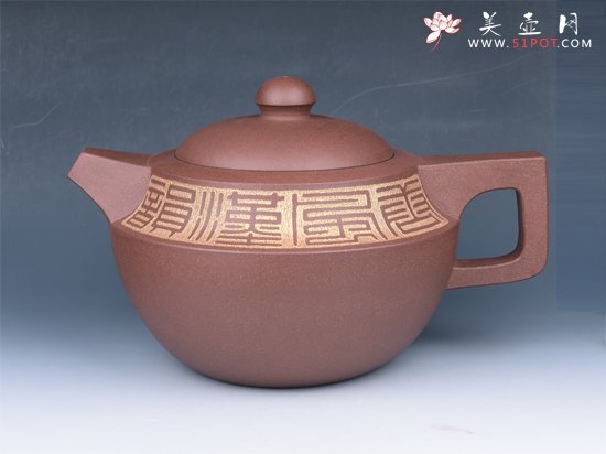 紫砂壶图片：特大型唐风汉韵壶 - 美壶网