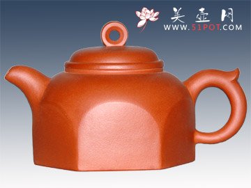 紫砂壶图片：六方周顺荣 - 美壶网