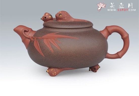 紫砂壶图片：年年有余 - 美壶网